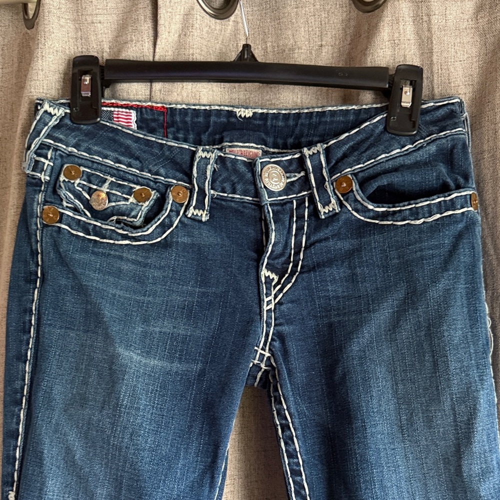 True Religion Dark Blue Billy Super T Jeans SZ 27